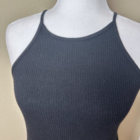 ANTHROPOLOGIE Saturday Sunday Ribbed A Line Halter Mini Short Dress size XS - Picture 3 of 9